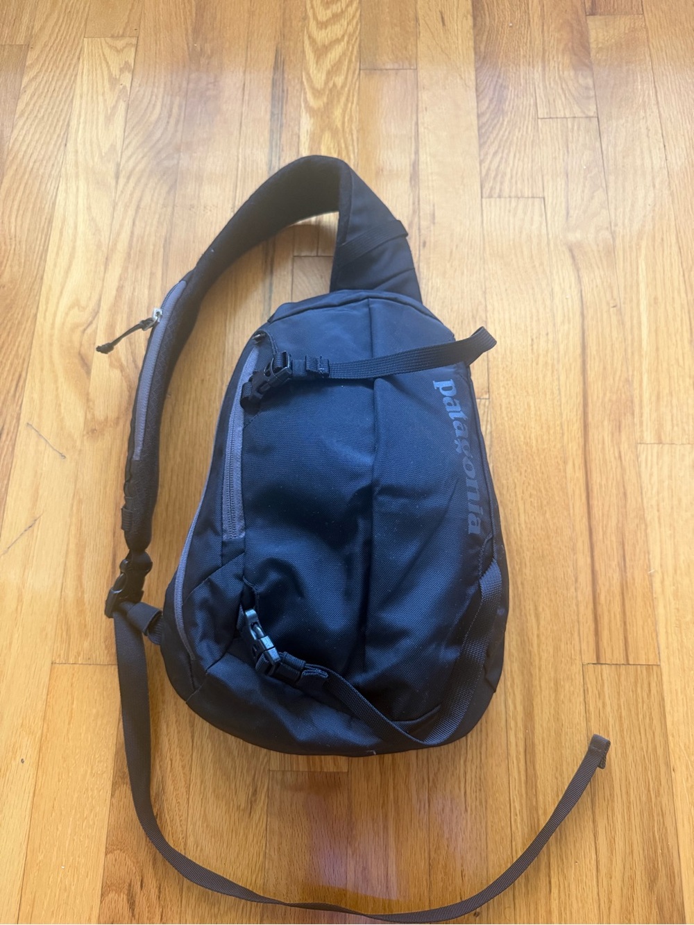 Patagonia Black Sling Pack with Adjustable Strap